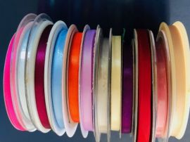 6/7mm Satin Ribbon Rolls (3 x 20 metre rolls for $15.00)
