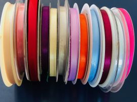 6mm/7mm Satin Ribbons 20 metre Rolls