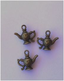 3 Teapot Charms