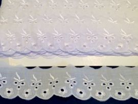 50mm Broderie 6143 White Flat (4 metres)