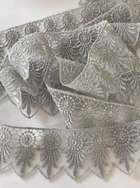 50mm Silver Sparkle Lace