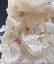 Assorted Flat Nylon Cream Lace