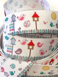 25mm Birdhouse Ribbon