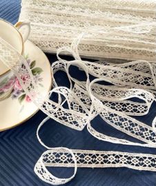 20mm Diamond/Insertion Guipure Lace