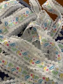 Butterflies & Roses Smocking Lace