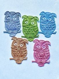 Hand Dyed Owl Motif