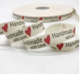 "Handmade"Diamond Shape Buttons (8)