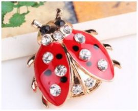 Red Ladybird Brooch