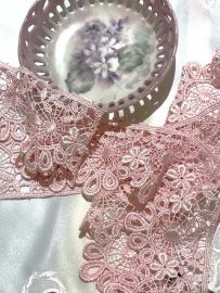 60mm Hand Dyed Dream Catcher Lace (Pink)