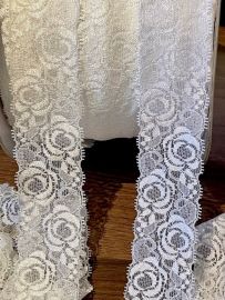 40mm  Rose Pattern Stretch lace
